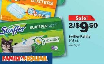Family Dollar Swiffer refills offer