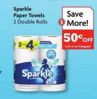 Family Dollar Sparkle paper towels offer