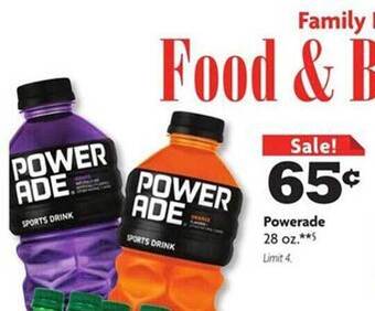 Family Dollar Powerade offer