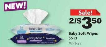 Family Dollar Baby soft wipes offer