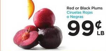 Food 4 Less Red or black plums offer