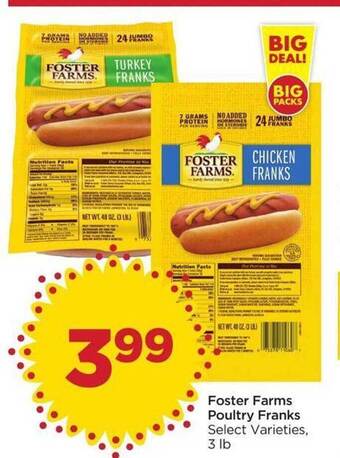 Food 4 Less Foster farms poultry franks offer