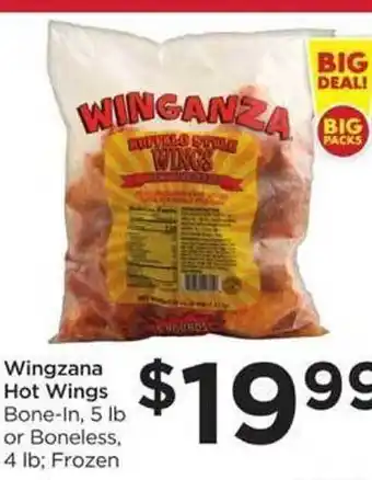 Food 4 Less Wingzana hot wings offer