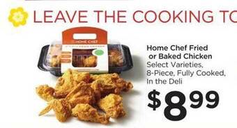 Food 4 Less Home chef fried or baked chicken offer