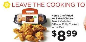 Foods Co Home chef fried or baked chicken offer