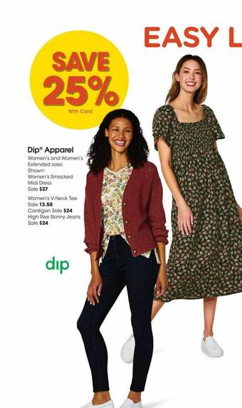Fred Meyer Dip apparel offer