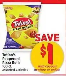 H-E-B Totino's pepperoni pizza rolls offer