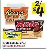 Harveys Supermarkets Kraft colliders offer