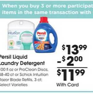 Kroger Persil liquid laundry detergent offer