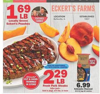Schnucks Fresh pork steaks offer
