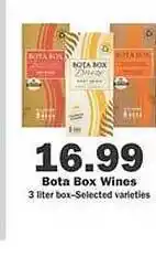Schnucks Bota box wines offer