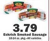 Schnucks Eckrich smoked sausage offer