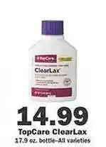 Schnucks Topcare clearlax offer