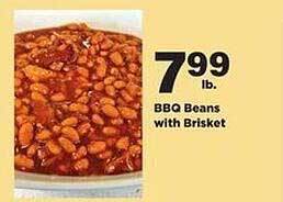 Stater Bros Bbq beans with brisket offer