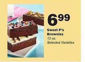 Stater Bros Sweet p's brownies offer