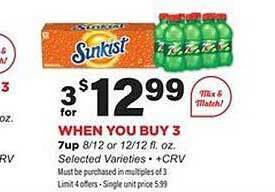 Stater Bros 7up offer