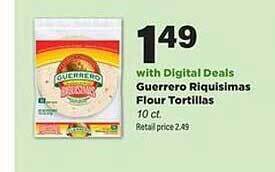 Stater Bros Guerrero riquisimas flour tortillas offer