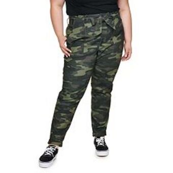 Kohl's Juniors' plus size so® paperbag belted knit pants offer