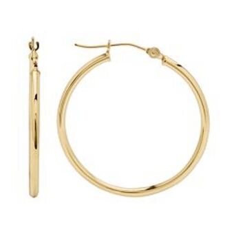 Kohl's Everlasting gold 10k gold hoop earrings offer