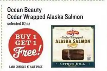 Lowes Foods Ocean beauty cedar wrapped alaska salmon offer