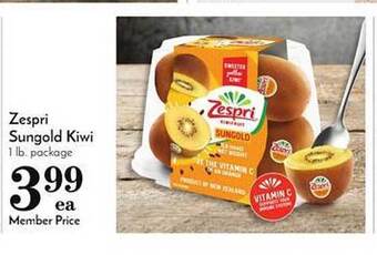 Pavilions Zespri sungold kiwi offer