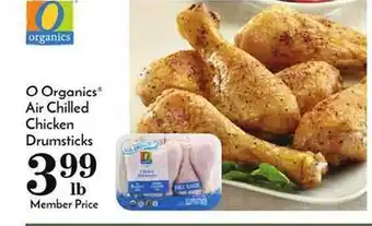 Pavilions O organics air chilled chicken drumsticks offer