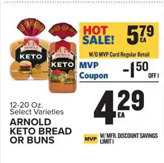 Food Lion Arnold keto bread or buns offer