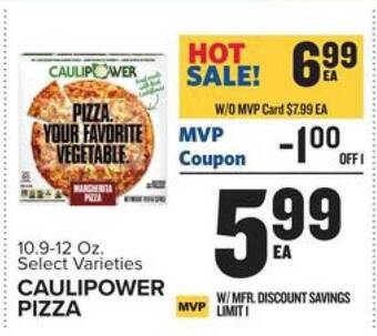 Food Lion Caulipower pizza offer