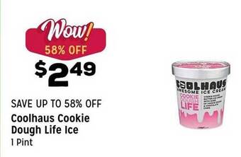 Grocery Outlet Coolhaus cookie dough life ice offer