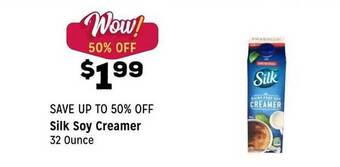 Grocery Outlet Silk soy creamer offer