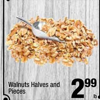 Super King Markets Walnuts halves and pieces offer