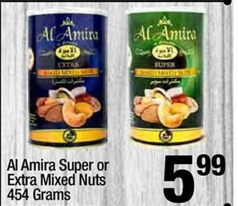 Super King Markets Al amira super or extra mixed nuts 454 grams offer
