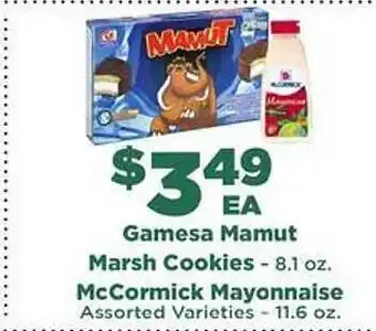 Northgate Market Gamesa mamut marsh cookies mccormick mayonnaise offer