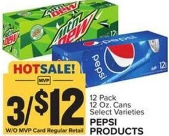 Food Lion Pepsi Products 12 oz. offer