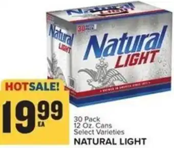 Food Lion 12 oz. Natural Light offer