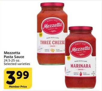 Vons Mezzetta pasta sauce offer