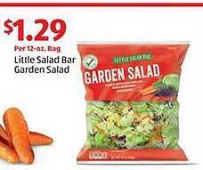 Aldi Little salad bar garden salad offer