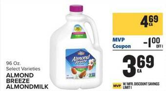 Food Lion Almond breeze almondmilk offer
