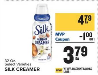 Food Lion Silk creamer offer
