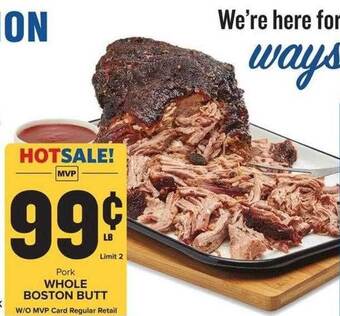 Food Lion Whole boston butt offer