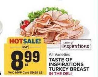Food Lion Taste of inspirations turkey breast offer