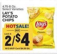 Food Lion Lay's potato chips offer
