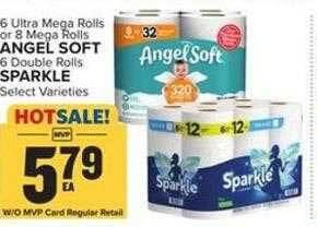 Food Lion Angel soft, sparkle offer