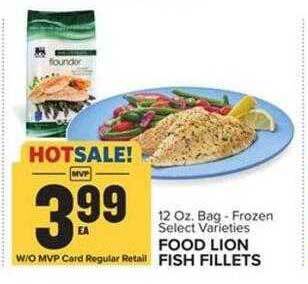 Food Lion Food lion fish fillets offer