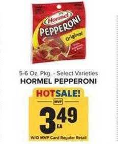 Food Lion Hormel pepperoni offer
