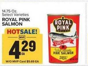 Food Lion Royal pink salmon offer