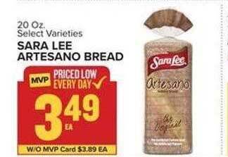 Food Lion Sara lee artesano bread offer