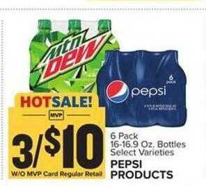 Food Lion Pepsi products offer