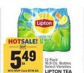 Food Lion Lipton tea offer