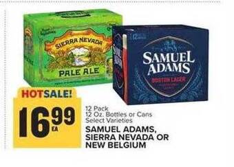 Food Lion Samuel adams, sierra nevada or new belgium offer